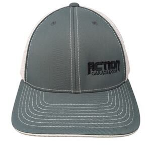 Action Garage Door Fitted Trucker Hat Gray 8 Mesh Back Colorblock